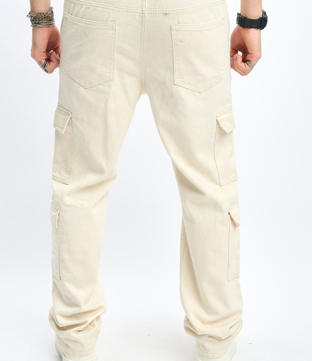 Jason | Cargo Byxor Beige