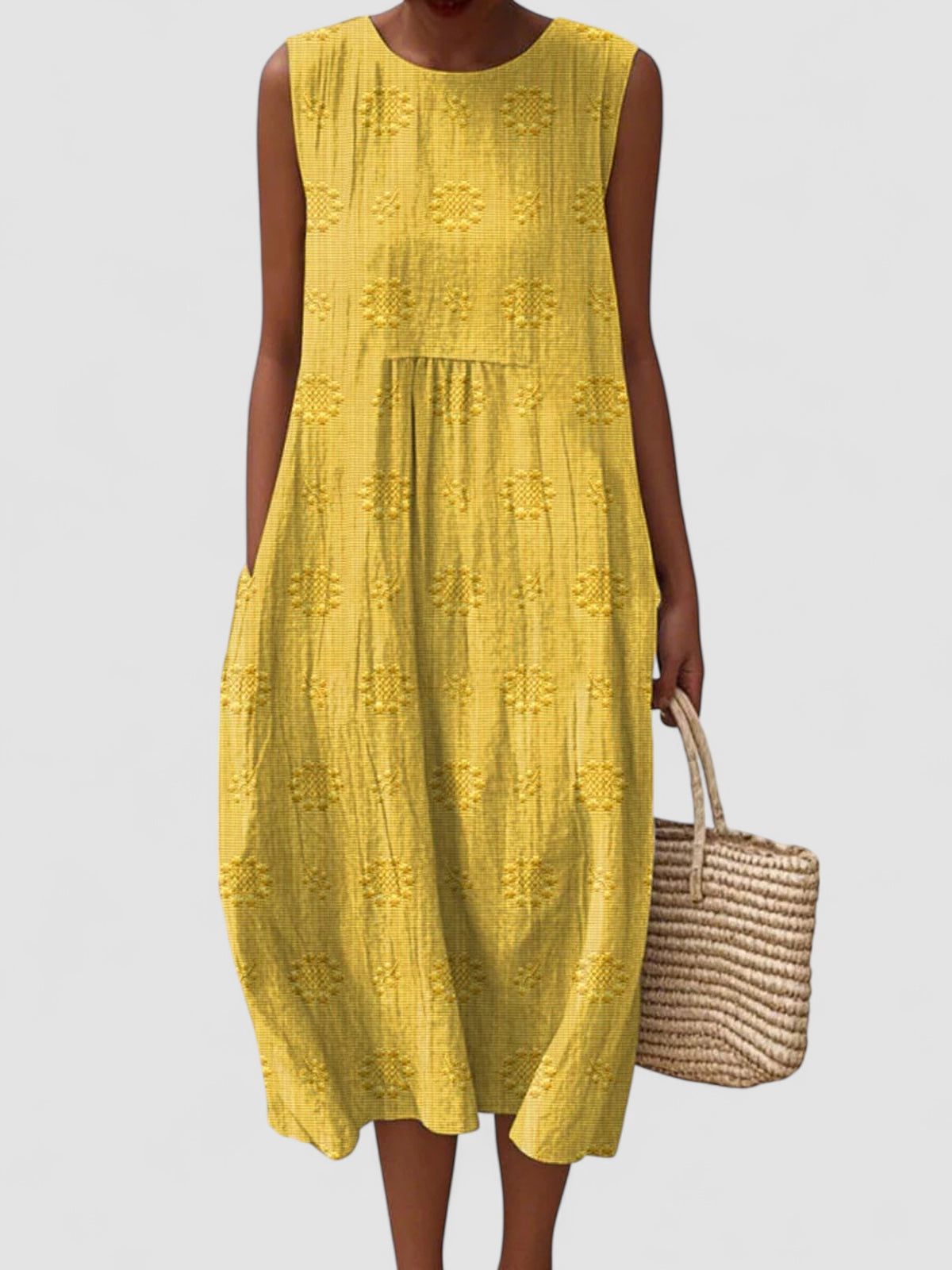 Zuleika™ - Naturlig Elegans och Sommarkomfort Klänning