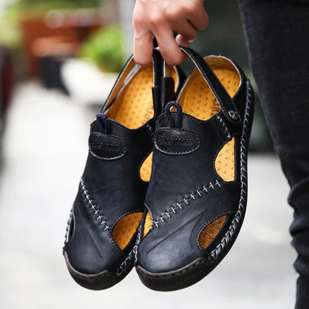 Lars™ – Premium Ortopediska Sandaler i Läder