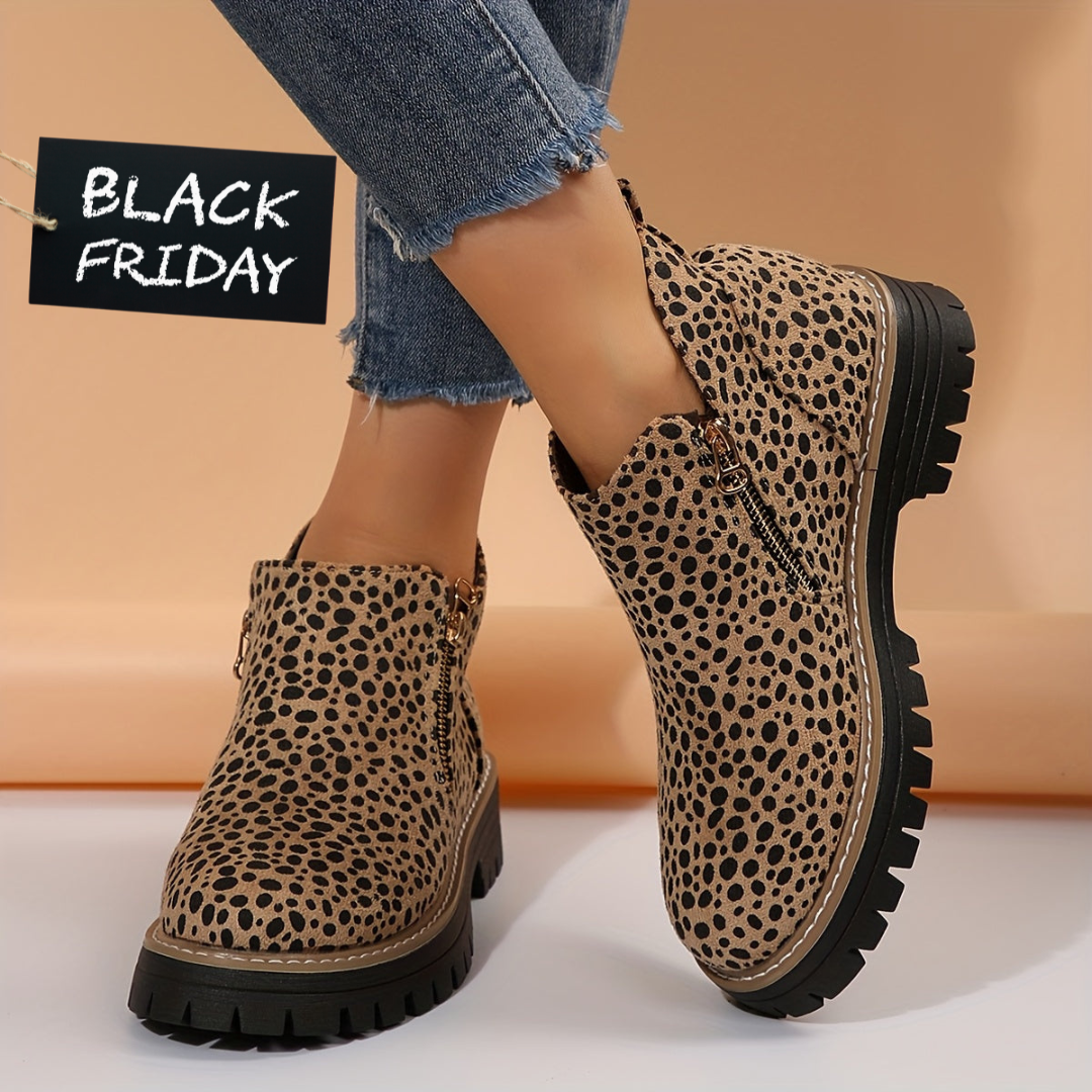 Mealla™ – Stilrena och Bekväma Damboots med Blixtlås