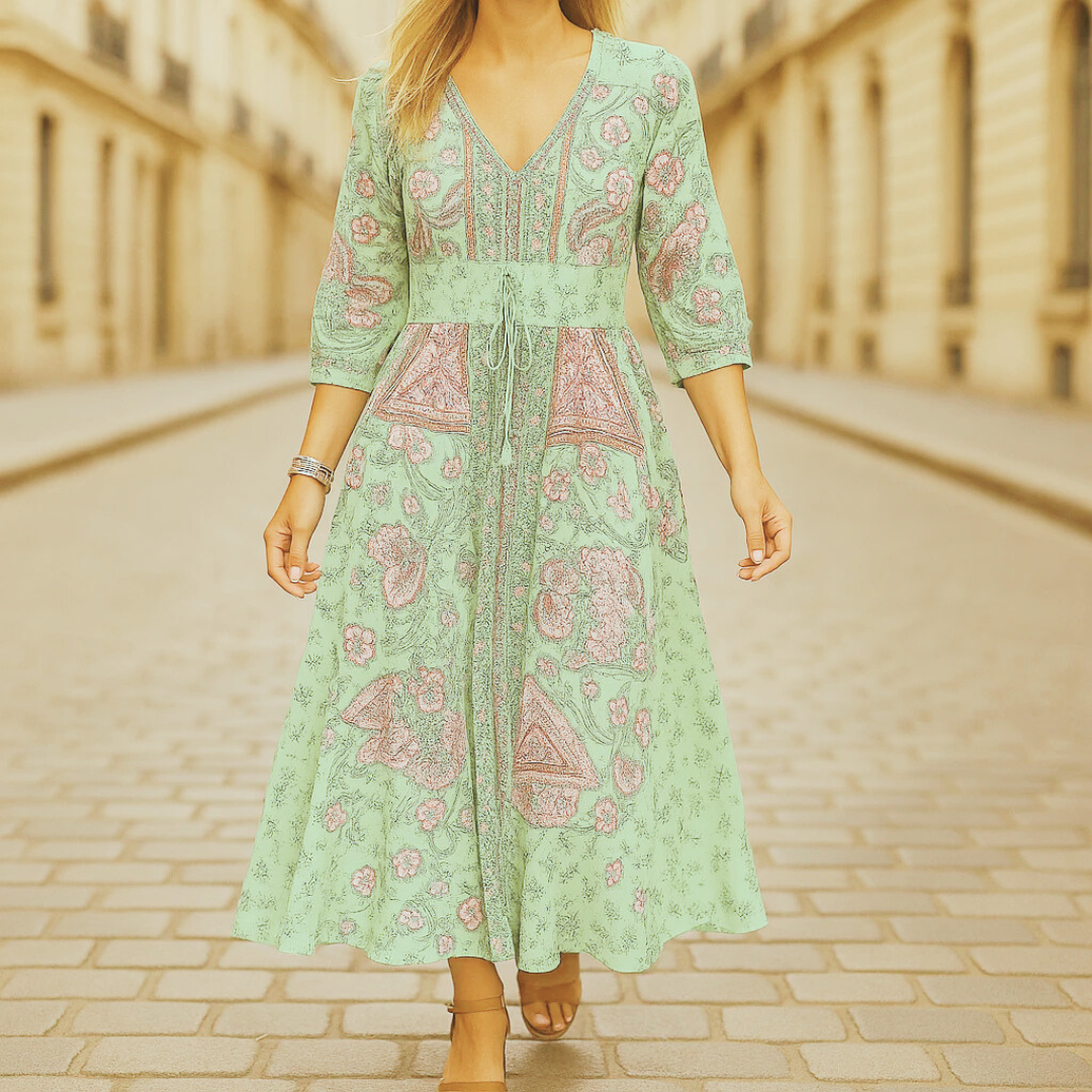 Leocadia™ - Bohemisk Maxiklänning för Sommaren