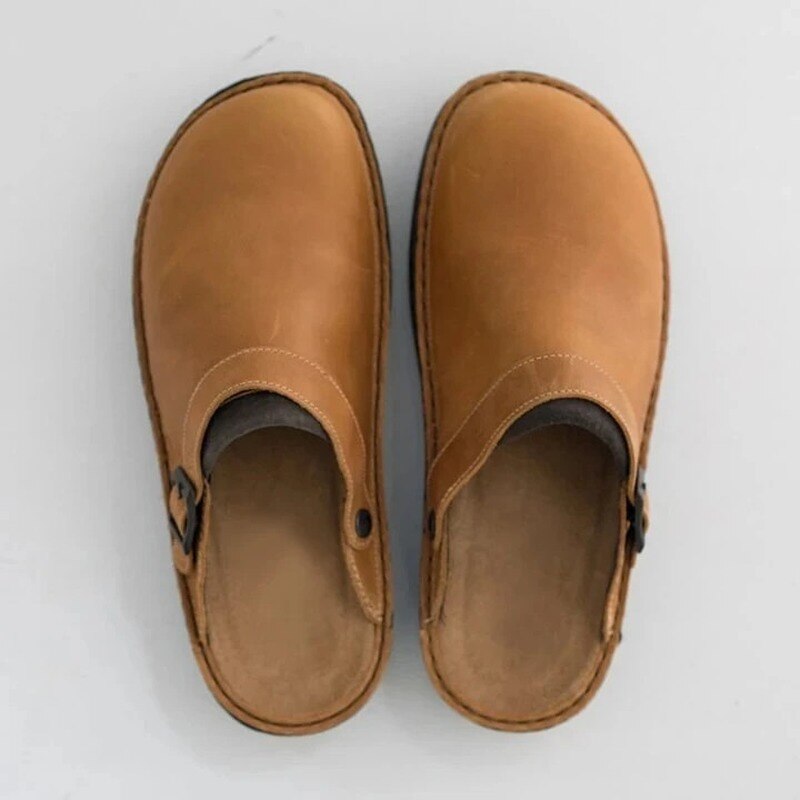 Maikel™ - Vintage Mjukbottnade Slip-in Ortopediska Sandaler