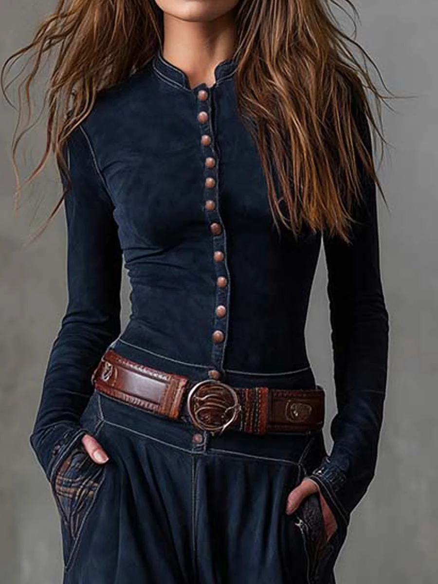 Helena | Sammetsklänning maxi med bälte