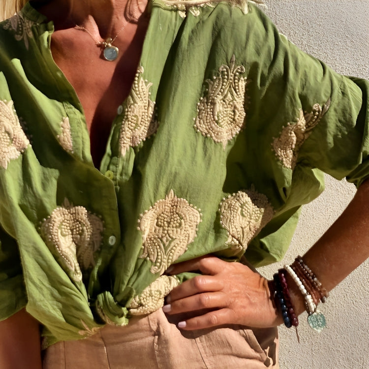 Geneviève™ - Ibiza-stil Chic Blus