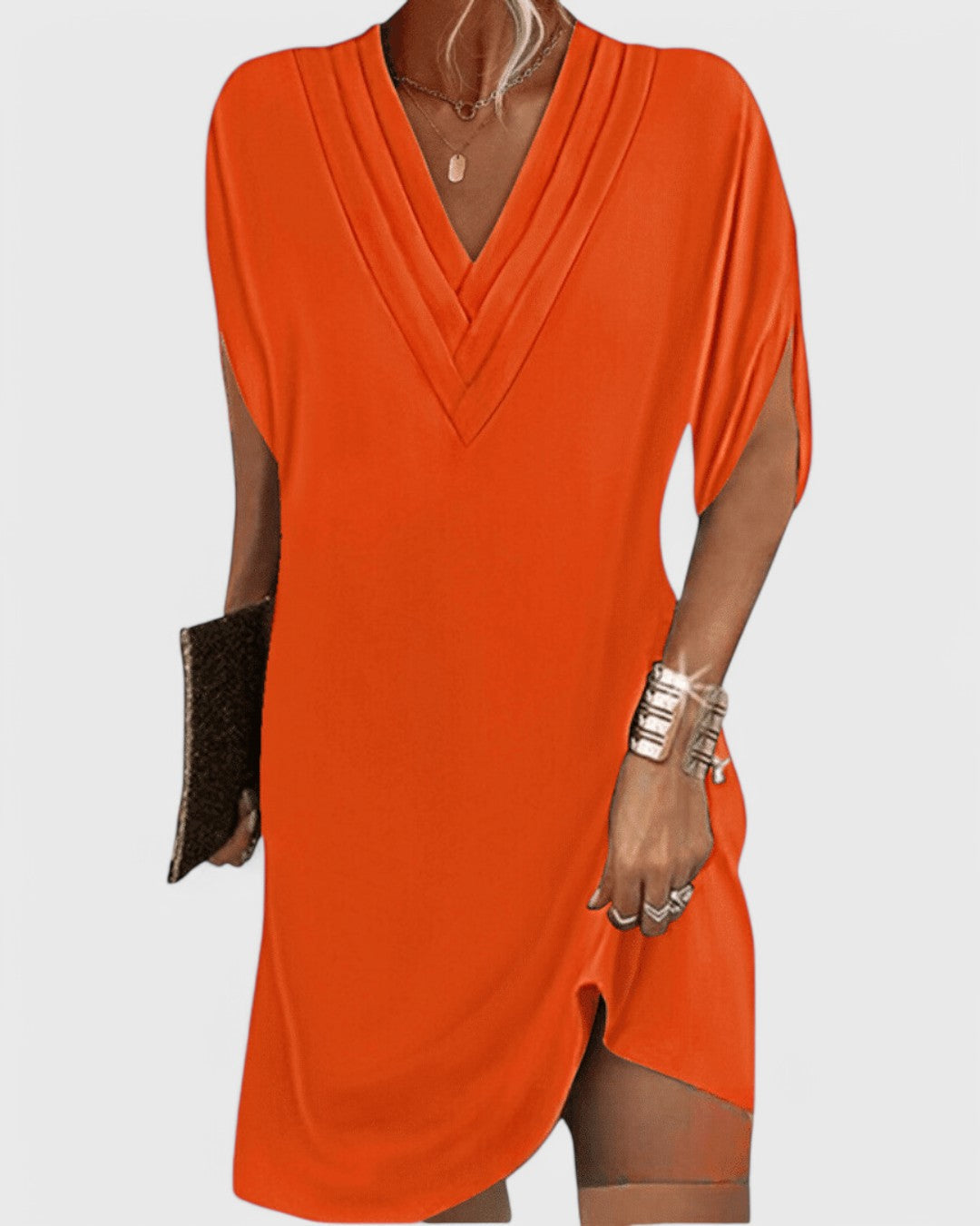 Thea™ - Elegant Flatterande Vardagsklänning