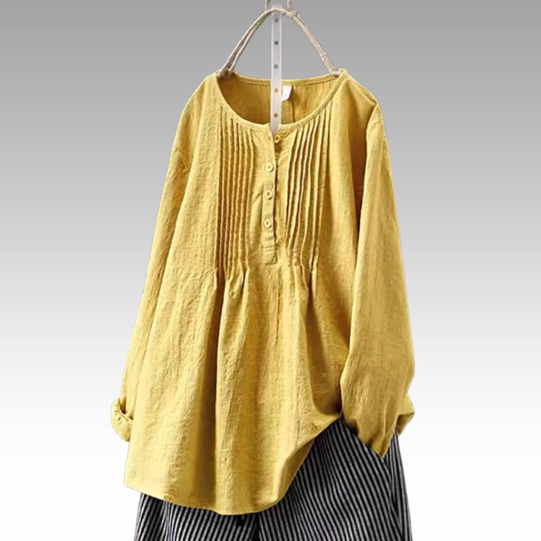 Brezza™ - Luftig och Bekväm Skjorta med Knappar