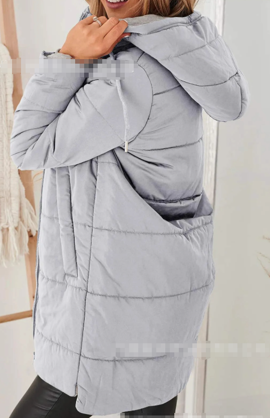 Alingsås™ - Casual Dunjacka med Huva